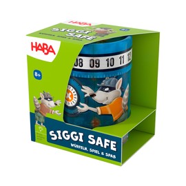 HABA Siggi Safe - Smart Number Dice Cup Game from 8 Years - Simple Rules for Quick Fun - Perfect for Travel & Home - 2010899001