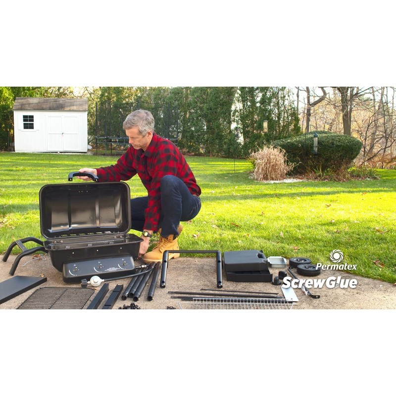 Permatex 28206 6 mL Screw Glue Locks, 0.18 fl. oz