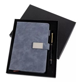 Francisco® Caja De Regalo De Cuaderno De Cuero Pu Con Bolígrafo