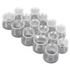 15pcs Chair Leg Protectors Silicone Felt Bottom Chair Leg Covers