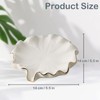 YoHyien Ceramic Soap Dish with Drainage, Lotus Leaf Soap Dish