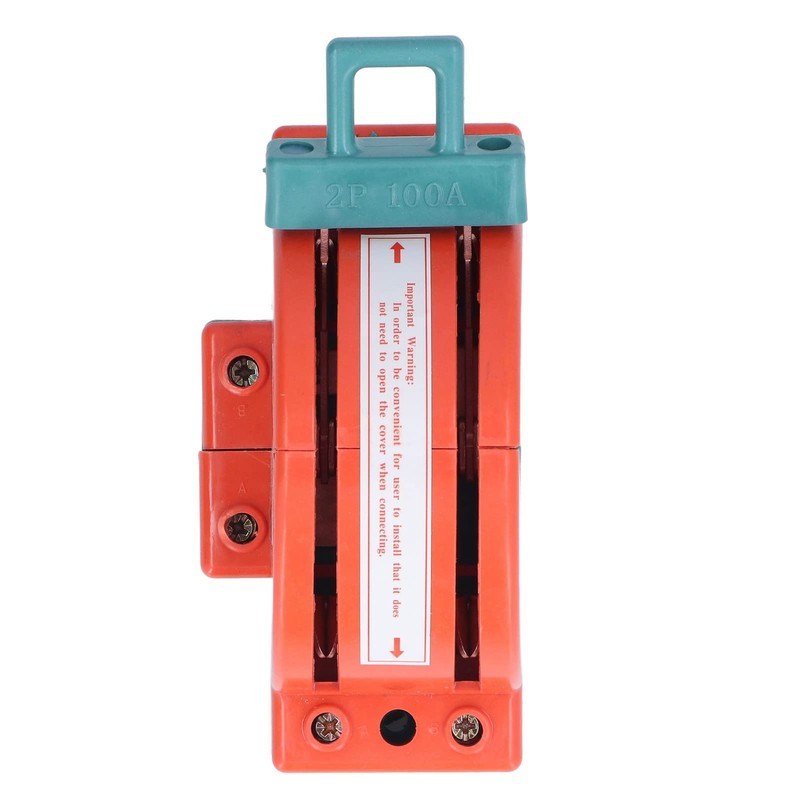 100A 2 Pole Double Throw Knife Switch Electrical Disconnect Knife