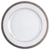 Nikko Ceramics Platinum Filigree Salad/Dessert Plate