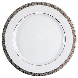 Nikko Ceramics Platinum Filigree Salad/Dessert Plate