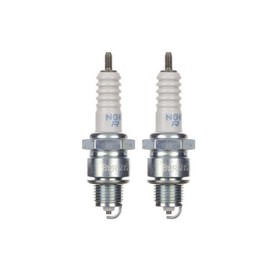 2 x spark plug BPR5HS spark plugs set of 2 for 50 cc 2-stroke scooter, compatible with W6BC, WR7BC, WR7BC+, WR7BP, WR8B, WR8BC, 4192, 5359, IWF16, W16FPR, W16FPR-U, W16FPRU