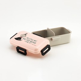 Skater PFLB6AG-A Lunch Box, Little My Pink, 18.9 fl oz (530 ml), Antibacterial, Fluffy, Dome-Shaped Lid, For Women, Made in Japan