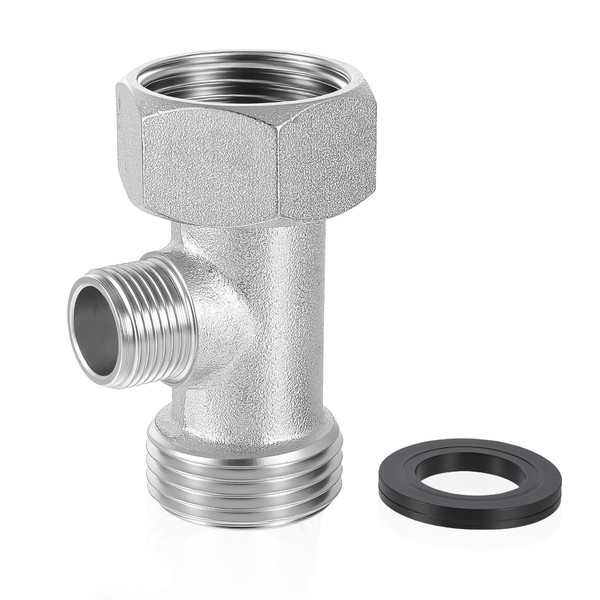 Bewudy Bidet T Adapter, T Valve for Bidet, T-Connector Bidet