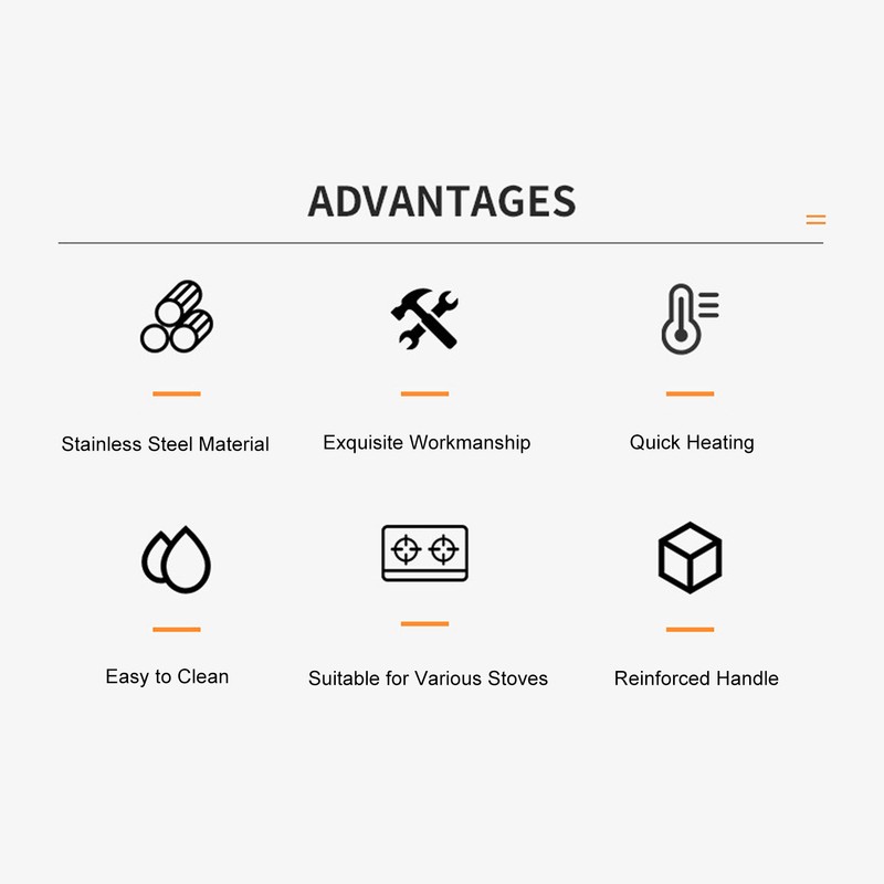 Whistling Kettle 2.5L Capacity Stainless Steel Stovetop Teapot for Water