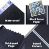 JJRING 11x17 Art Portfolio Folder with Plastic Sleeves, 24-Pocket Portfolio