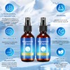 Qiaolimt Pure Magnesium Oil Spray, Foot Magnesium Spray, 60ml Leak-Proof