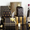 Birthday Wrapping paper 6 Sheets Black Gold Gift Wrapping Paper