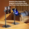 Angle Height Adjustable Phone Holder for Desk (9-15") Aluminum Alloy