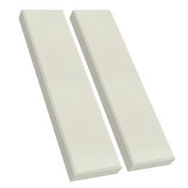 2 Pack 2" Thick Acoustic Panels, 47.24" X 11.81" Fiberglass Wall Panel, Acoustic Panels Sound Absorbing for Office, Studio, Home Theatre - Beige