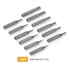 HARFINGTON 12pcs T1-T20H Torx Screwdriver Bit Set 5/32" Hex Shank