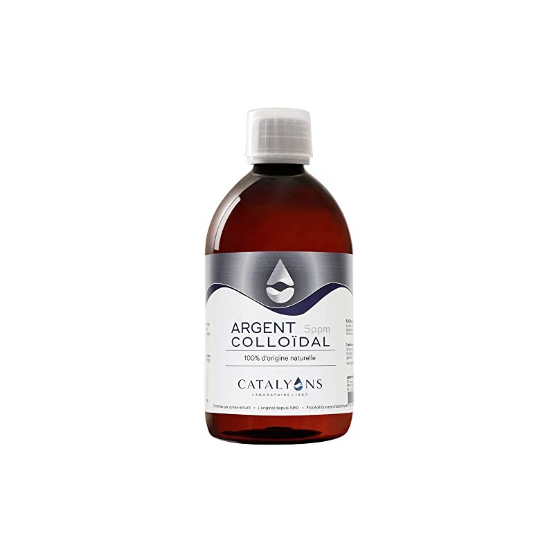 Argent colloïdal 5ppm - 500 ml