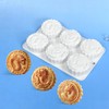 Silicone Dessert Mold for Chocolate Cheesecake, Mousse Molds 6-Cavity Non-Stick