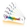 Code24 Einkaufswagenlöser Lieblingsmensch® Keyring with Shopping Chip & Key Finder,