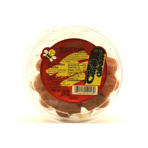 Hachimitsu Umeboshi (Honey Pickled Plum) - 8oz (Pack of 1)