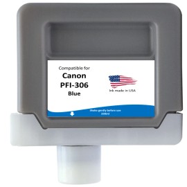 Unbranded Non-OEM Canon Lucia EX Blue PFI-306B  330ml iPF8400/9400
