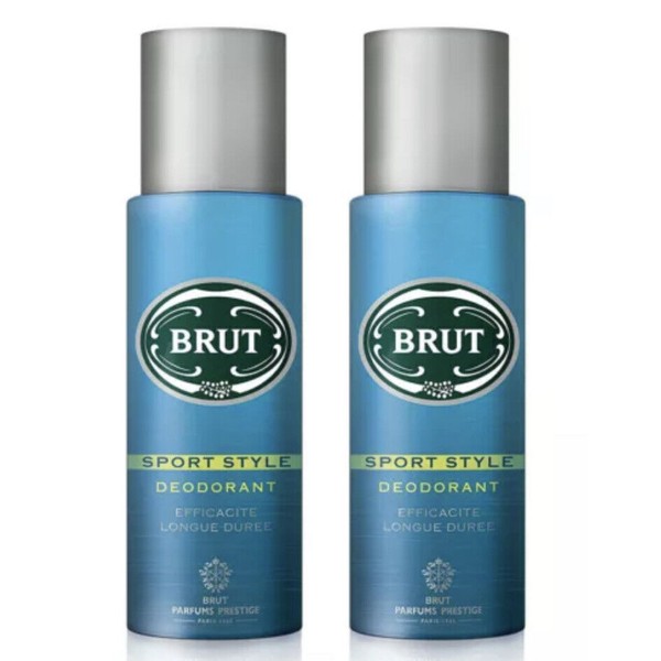 BRUT Sport Style Deodorant Spray for Men 6.7oz / 200ml 2 Pack