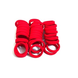 Multicolor Hair Rubber Bands for Daily Use, Styling, Weddings, Parties (Maroon)