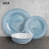 AELS Melamine Dinnerware Set of 12 Pcs, Dinner Dishes Set