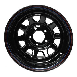Allied 51 Daytona wheel 15x7 5x4 3/4 Steel 2pc Black Gloss Each Wheel 5157034
