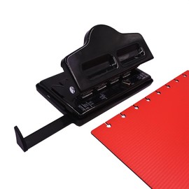 ITSYHPRO Mushroom Discbound 4 Hole Punch Puncher Handheld DIY Paper Punches for Disc Ring Planner T-Type Craft Machine Offices School Supplies