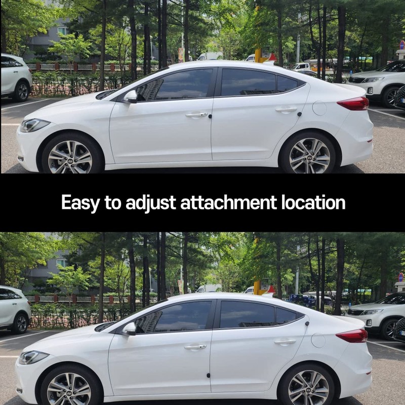 Scratch Defense Mini 2Pcs Car Door Ding Protector Removable Magnetic