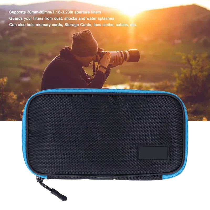 Bewinner Camera Filter Bags, Travel Carry Lens Filter Bag, Dustproof,