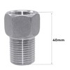Beduan 1/2" Female to 1/2" Male Extension Pipe Nipple Connector,
