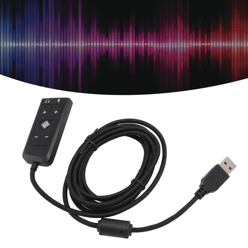 USB to 3.5mm Jack Audio Adapter, External USB Sound Card