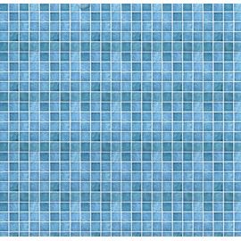 Needles N Minis 1:48, 1/4" Scale Dollhouse Miniature Flooring Paper Teal Tile - 0002324