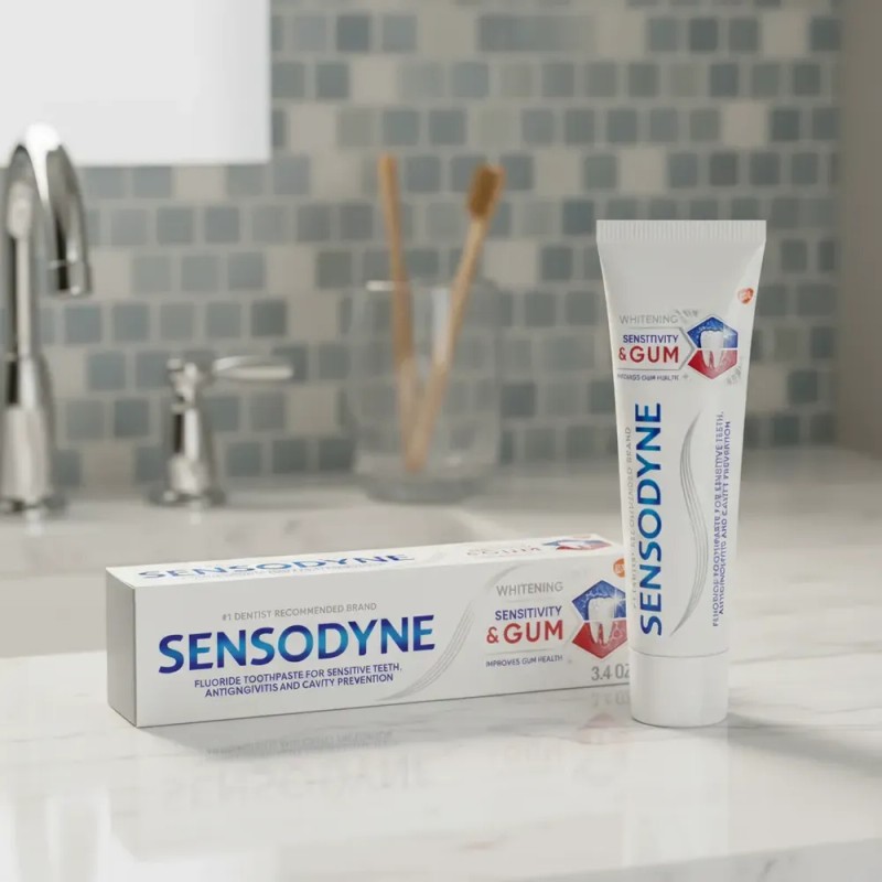Pasta De Dientes Sensodyne Sensodyne Sensitivity & Gum White