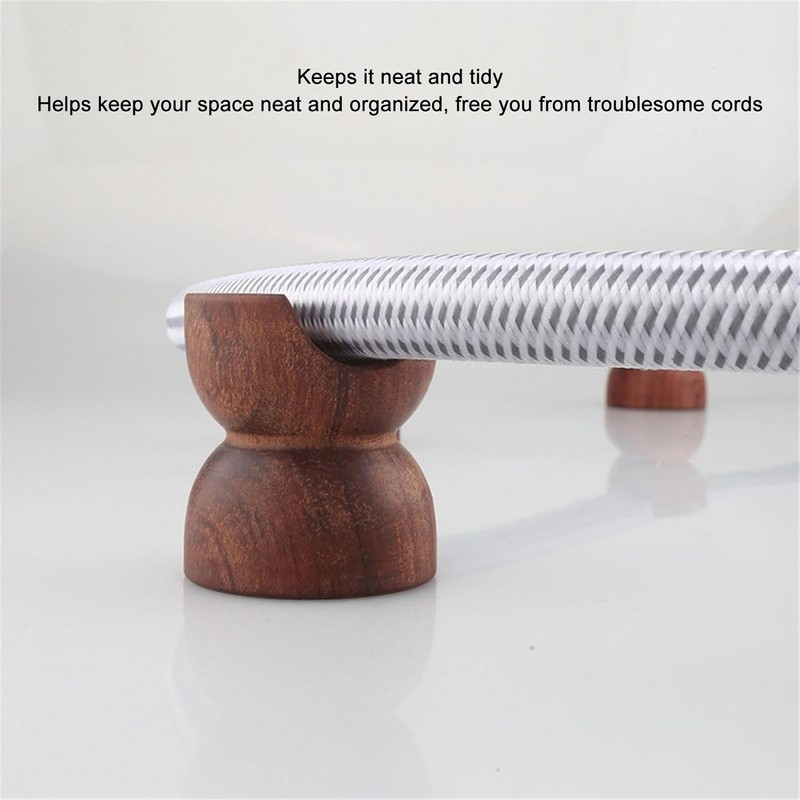2pcs HiFi Speaker Wire Bracket Professional Wooden Shockproof Insulation HiFi
