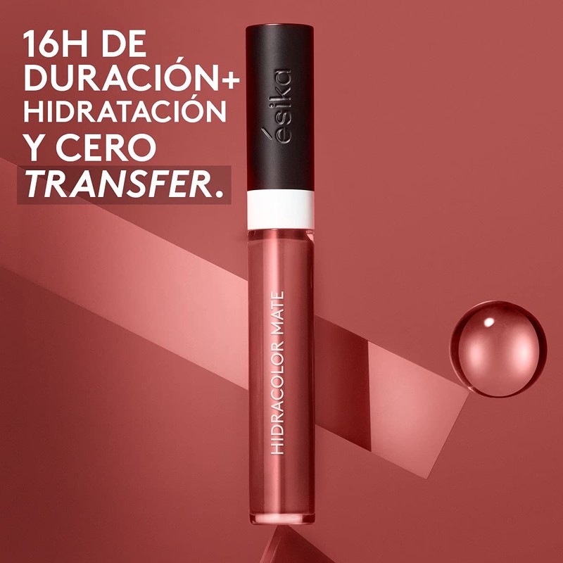 ésika - Labial Líquido No Transfer Hidracolor Mate, 6 ml