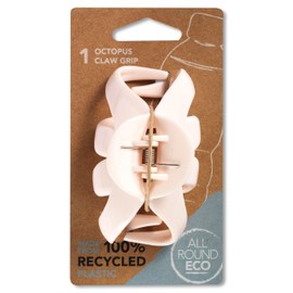 All Round Eco, Octopus Claw Hair Grip, 100% Recycled Plastic, Pink