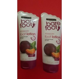 2 PACK FREEMAN BARE FOOT  PEPPERMINT + PLUM HYDRATING FOOT SCRUB 