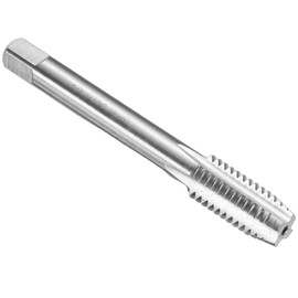 QUARKZMAN Hand Bottom Tap 7/16 14 UNC 2B Thread Basic Style Thread Cutting Tools Made of High Speed Steel HSS6542 Straight Groove Screw Thread Tool