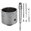 GRIXLEN 3 inch / 76mm Concrete Hole Saw with SDS