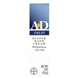 Crema A&D Tratamiento Pañal Óxido de Zinc 4oz Rozaduras Bebé