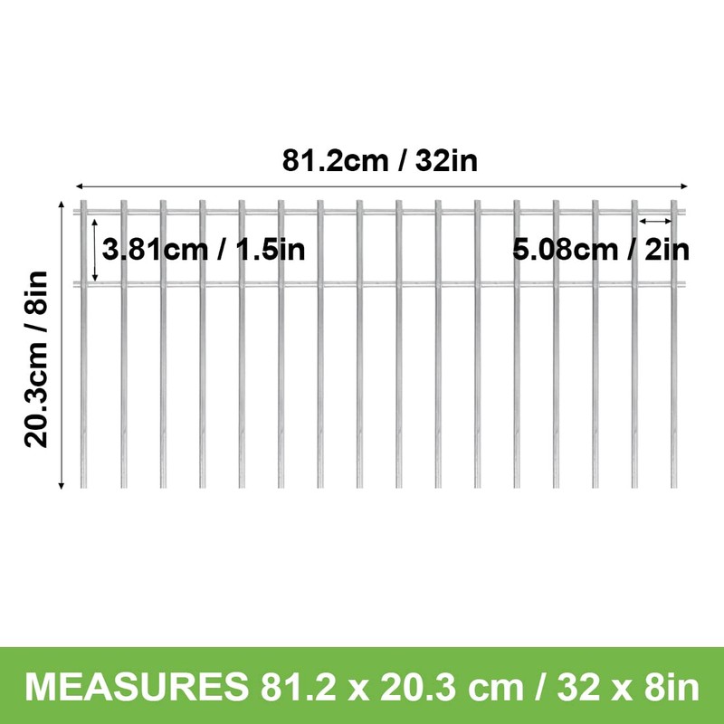 Animal Barrier Fence 10Pack, 32x8in Underground Protect Garden Deck for