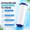 Cabezal de Ducha de Mano Con Filtro y Interruptor, Alta