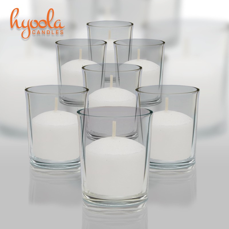 Hyoola Votive Candles - 10 Hour Burn Time - Unscented