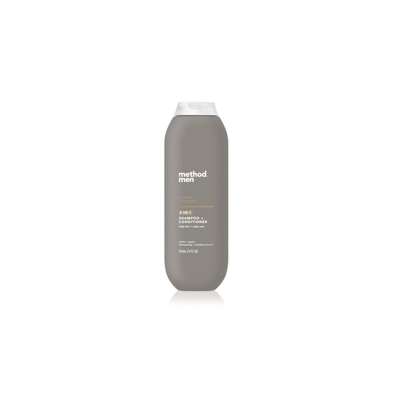 Method Men 2-in-1 Shampoo + Condtioner, Cedar + Cypress, Paraben