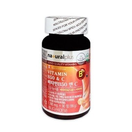 NaturalPlus Vitamin B50 & C 1100mg 90 Tablets