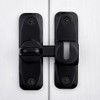 INIRET 3 Pack Barn Door Latches,90/180 Degree Gate Lock,Zinc Alloy
