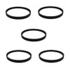 GULUANT 5 Pack Replacement Geared Vacuum Cleaner Power Nozzle Belt