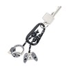 TROIKA Gaming Keyring with Carabiner Hook - 2 Pendants on