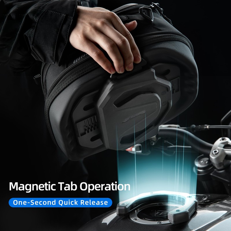 Motorcycle Tank Bag Adapter Base with Strong Magnetic-XM10404